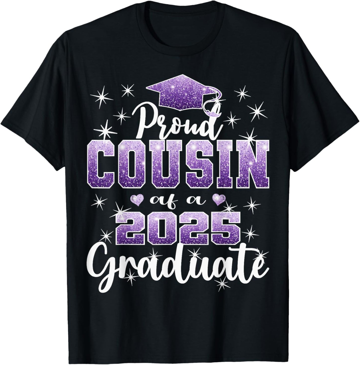Super Proud Cousin of 2025 Graduate Senior Graduation Family T-Shirt