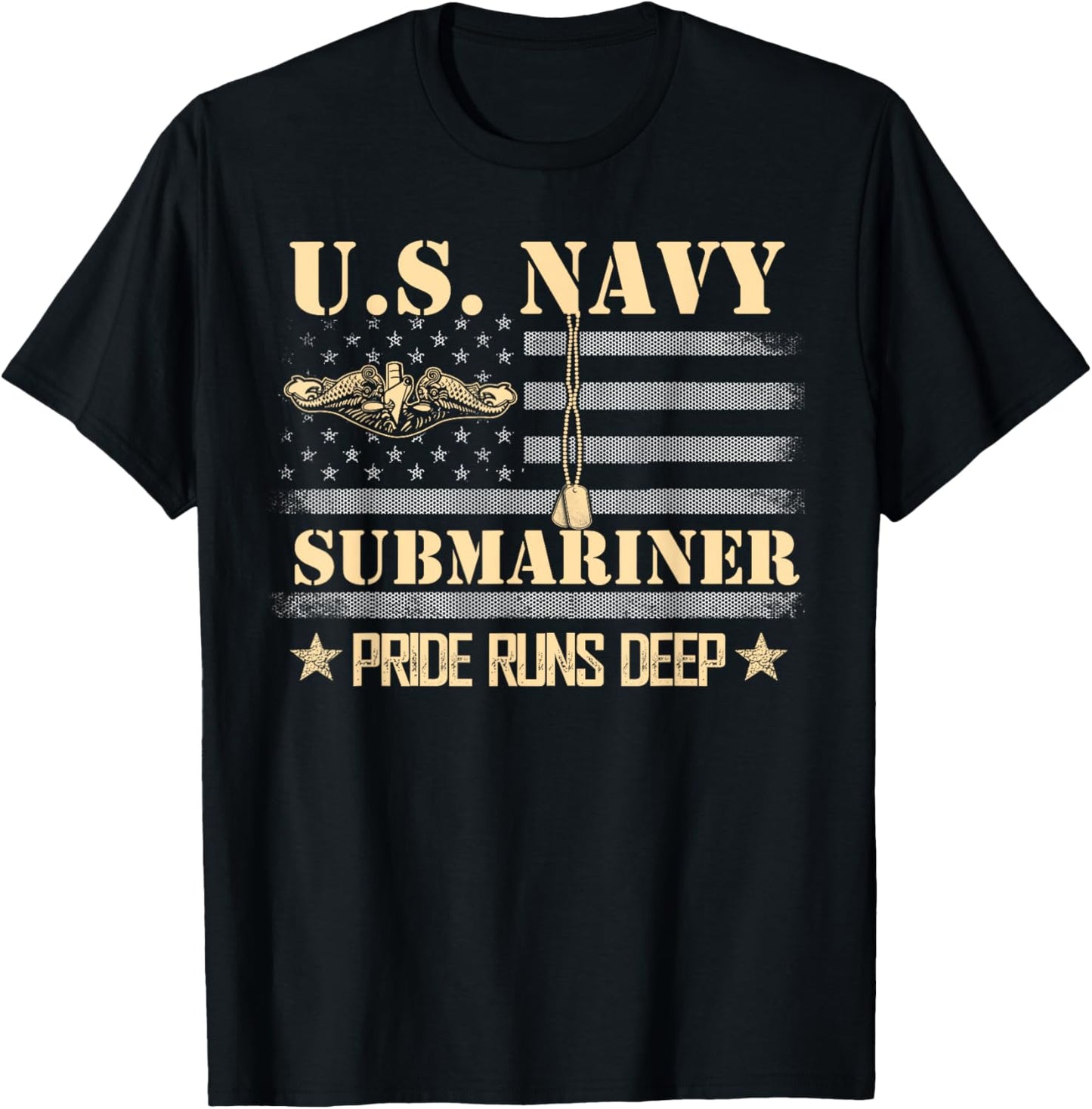 U.S Submarines Veteran Service T-Shirt Military Patriotic T-Shirt