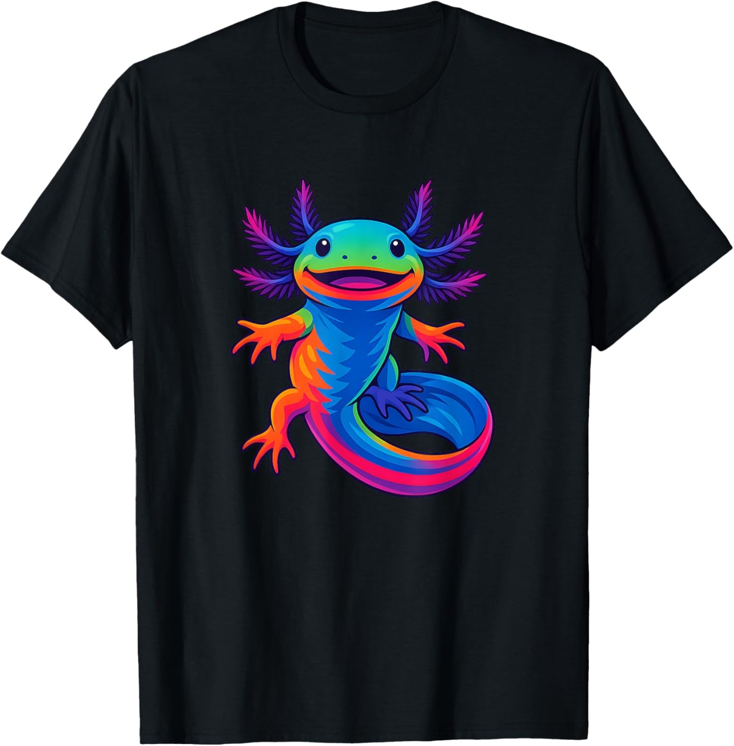 Axolotl Beautiful Colorful Axolotl T-Shirt