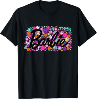 Barbie Día De Muertos Logo T-Shirt