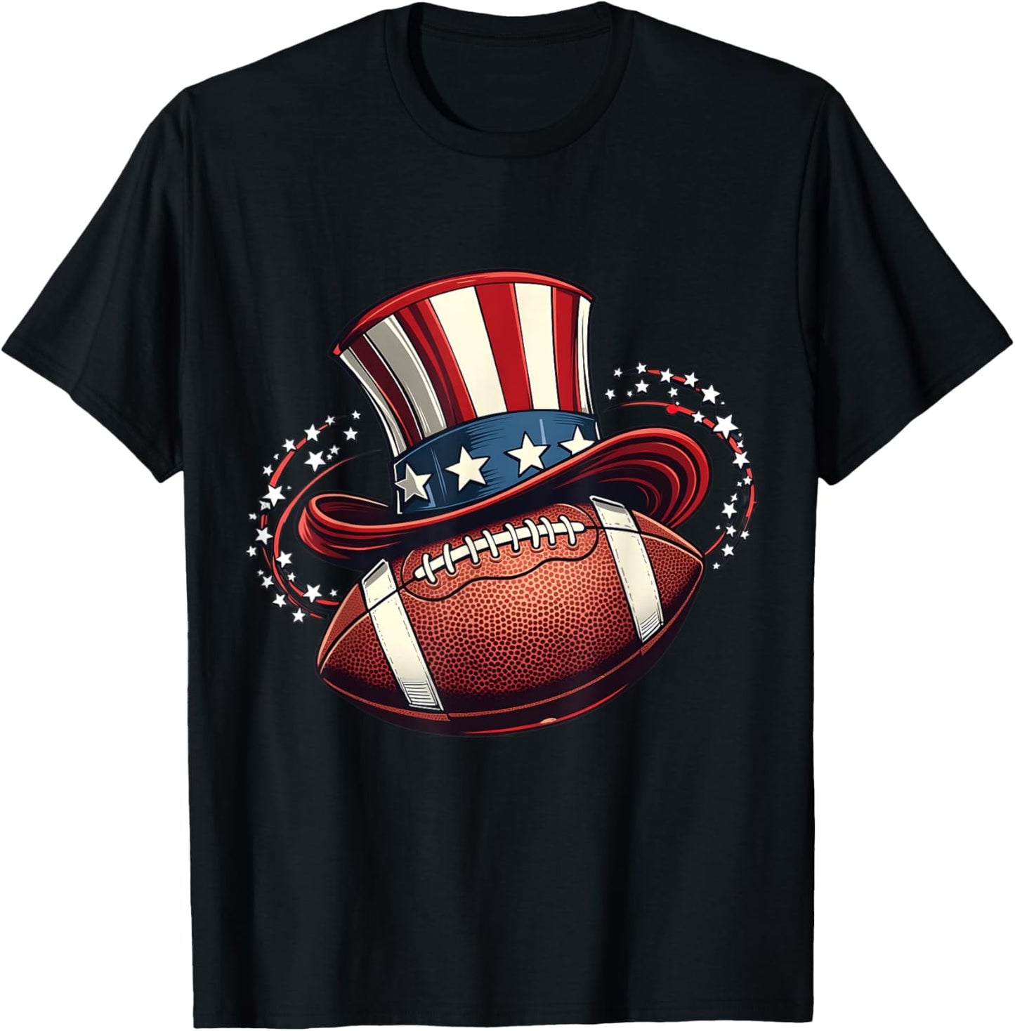 4th Of July Football Patriotic Player Men Boys Youth Kids T-shirt