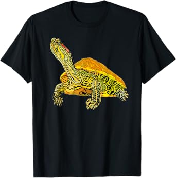 Red-Eared Slider Turtle Shirt - Gift For Turtle Lovers T-Shirt