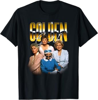 The Golden Girls Golden Chrome Funny TV Show T-Shirt