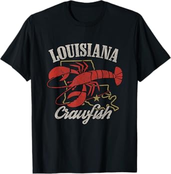 Crawfish Louisiana Lover Crayfish Cajun Boil Festival Men T-Shirt