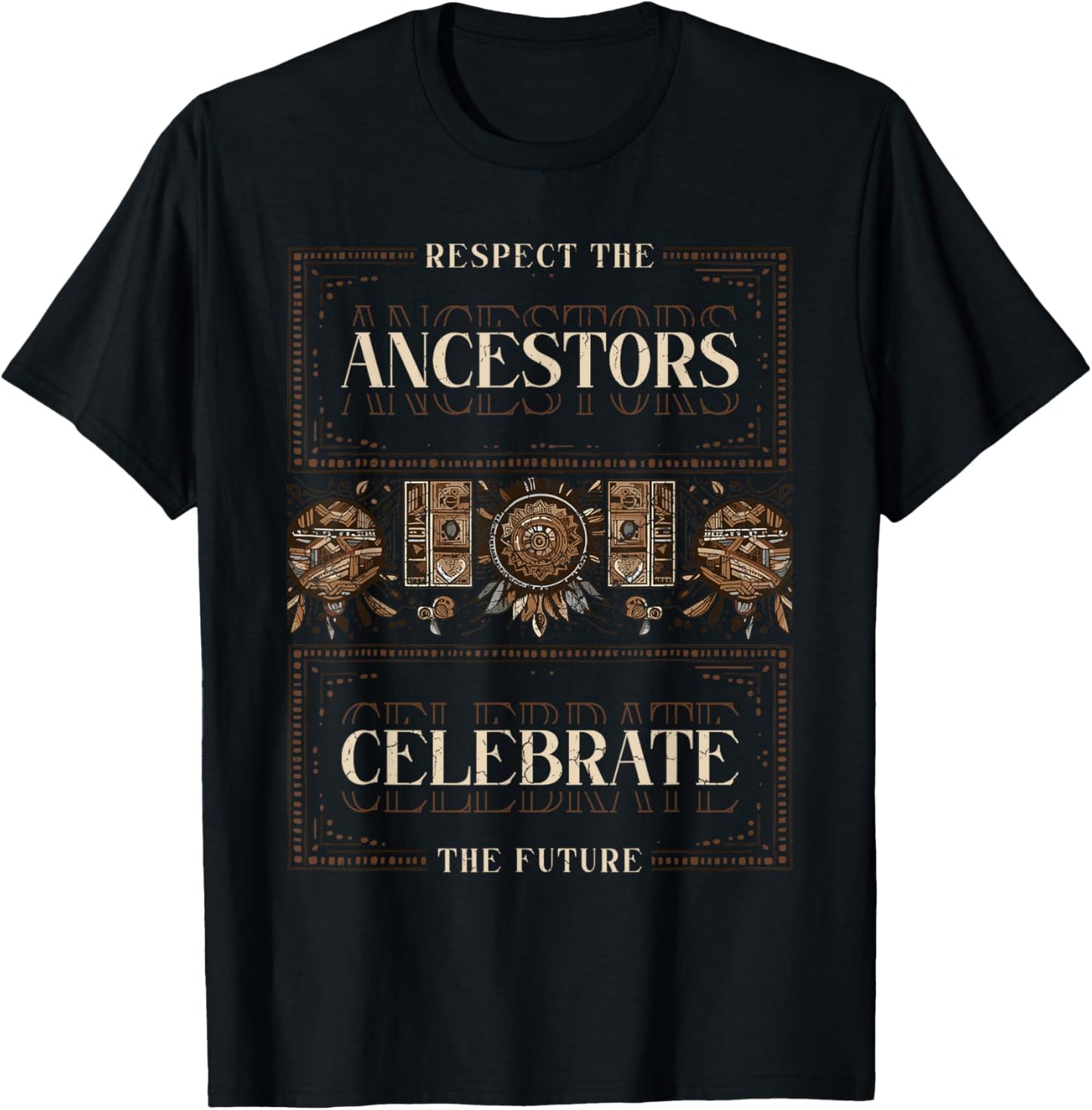 Respect Ancestors Celebrate Future Juneteenth Black History T-Shirt