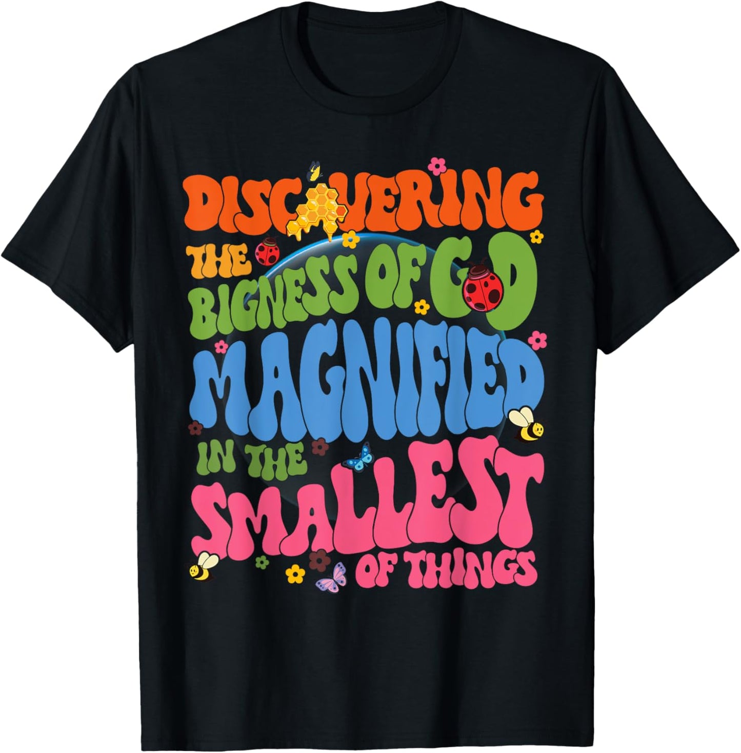 Magnified VBS 2025 Discovering Bigness Of God Christ Quote T-Shirt
