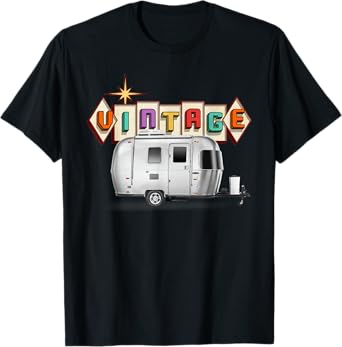 The perfect retro Airstream camping trailer t-shirt. T-Shirt