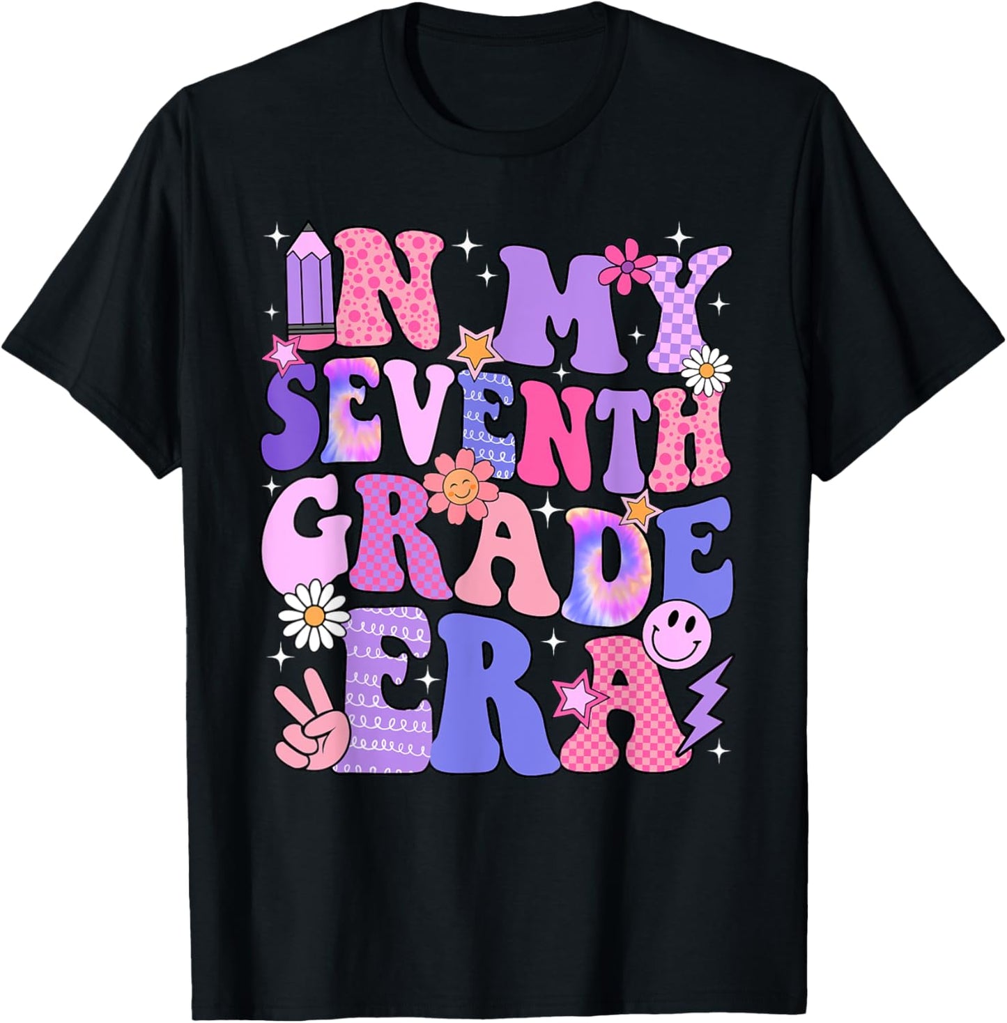 In My Seventh Grade Era Back To School 7th Grade Teacher Student T-shirt by TeeBrew