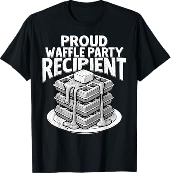 Severance Waffle Party Recipient Retro Funny T-Shirt