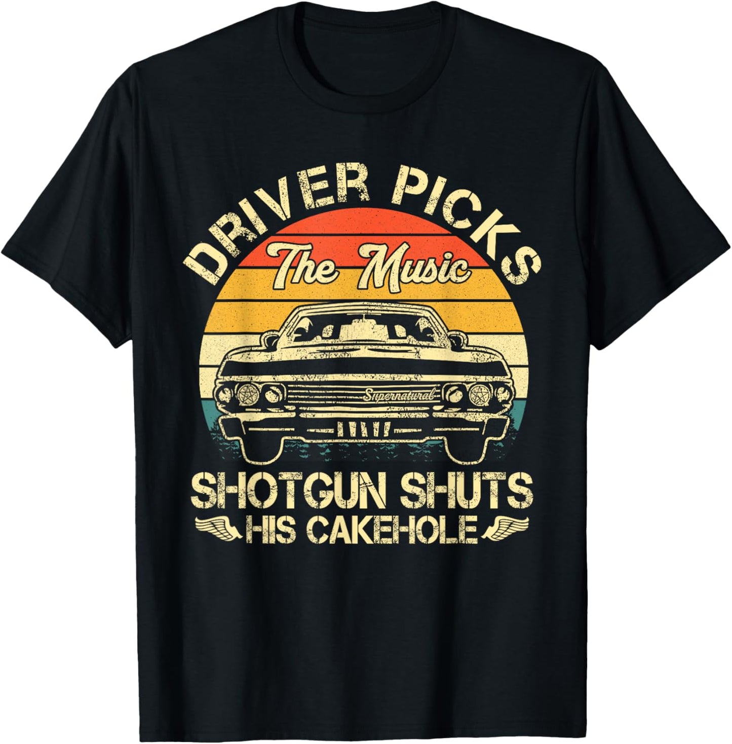 Vintage Driver Picks Music Retro Fathers Day T-Shirt