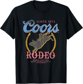 Coors Rodeo Since 1873 100% Rocky Mountain Water Vintage T-Shirt