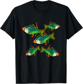 Green Tiger Barbs Barb Fish Aquarium Fish Tank Lovers T-Shirt