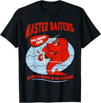 Master Baiters Fishing Pole Humor Funny Fisherman T-Shirt T-Shirt