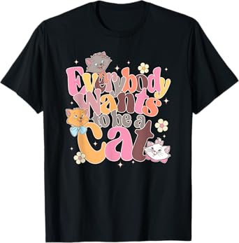 Disney The Aristocats Everybody Wants To Be A Cat Group Shot T-Shirt