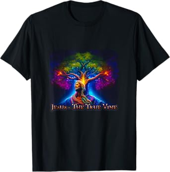 JESUS-THE TRUE VINE | Faith | Christian Scripture-John 15:5 T-Shirt