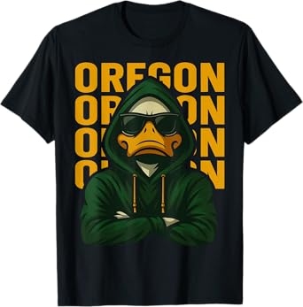 Retro Oregon Style Animal Vintage Graphic Gift For Men Women T-Shirt
