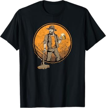 Detectorists Metal-Detectoring Funny-Beer Vintage Detecting T-Shirt