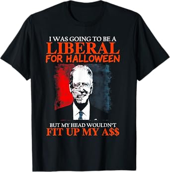 Biden I Was Going To Be A Liberal For Halloween Zombie T-Shirt