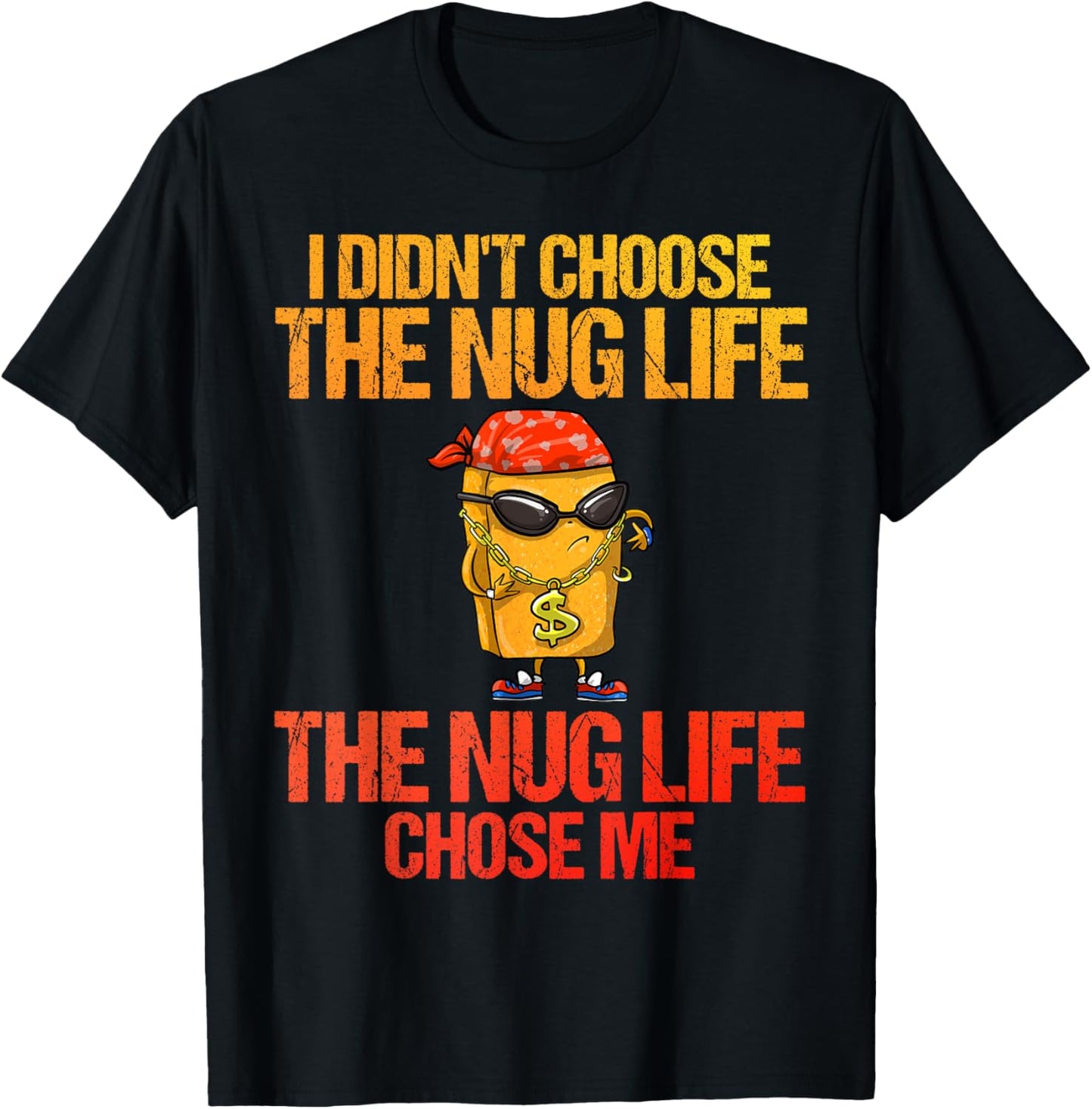 Chicken Nugget Art For Men Women Kids Chicken Nugget Lover T-Shirt
