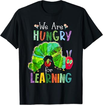 We Are Hungry For Learning Teacher First Day Back To School T-Shirt