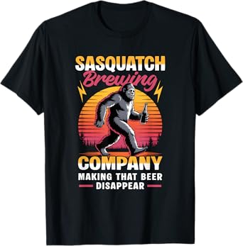 Sasquatch Brewing Company Bigfoot Making That Beer Disappear T-Shirt