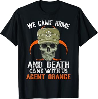 Orange Agent Vietnam War Military Victims Retired Soldier T-Shirt