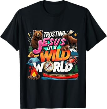 VBS 2025 Trusting Jesus Wild World Team Tee T-Shirt