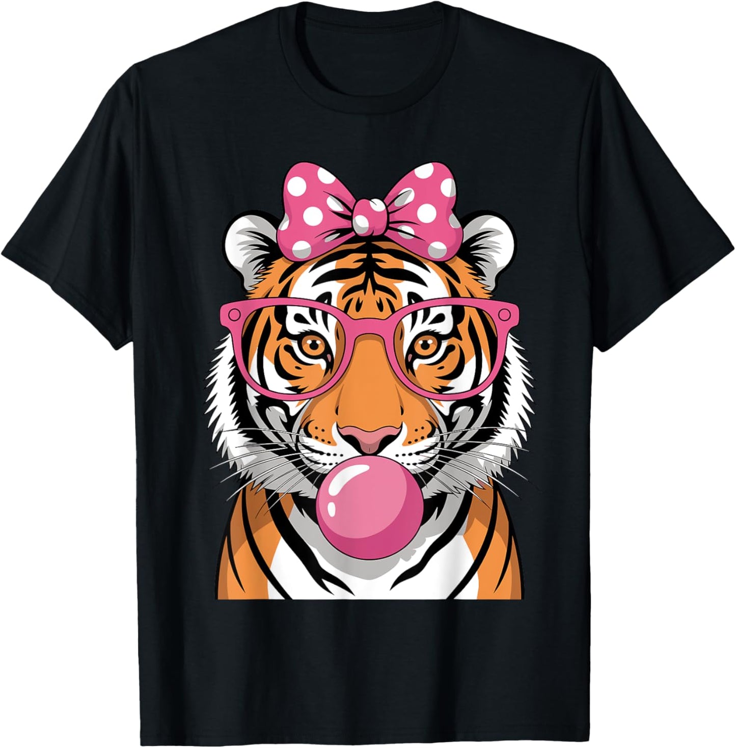 Funny Tiger Art For Men Women Boys Girls Animal Tiger Lover T-Shirt