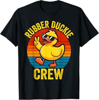 Rubber Duckie Crew Cruise Duck Matching Group T-Shirt