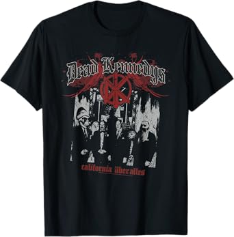 Dead Kennedys Old English with Logo and Photo Vintage Band T-Shirt