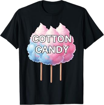 Cotton Candy Pink and Blue On A Stick T-Shirt