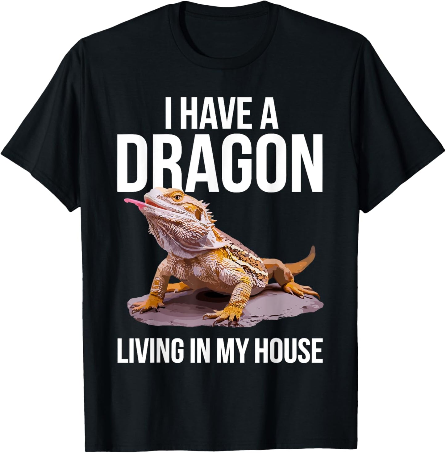 Funny Bearded Dragon Art For Men Women Bearded Dragon Owner T-Shirt