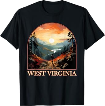West Virginia WV Hiking Mountain State Pride T-Shirt