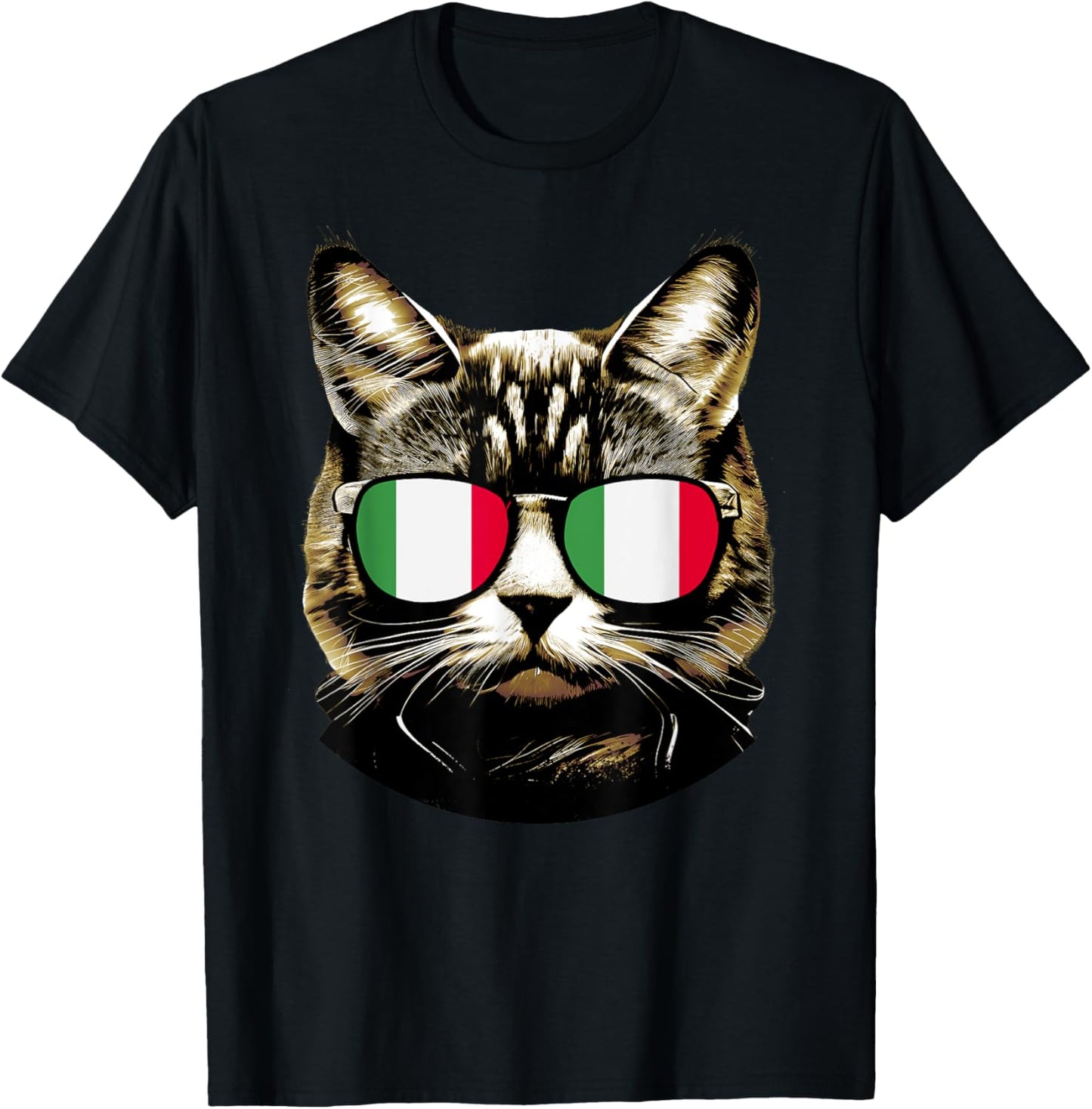 Funny Italian Cat Design Italy Cats Owner T-Shirt