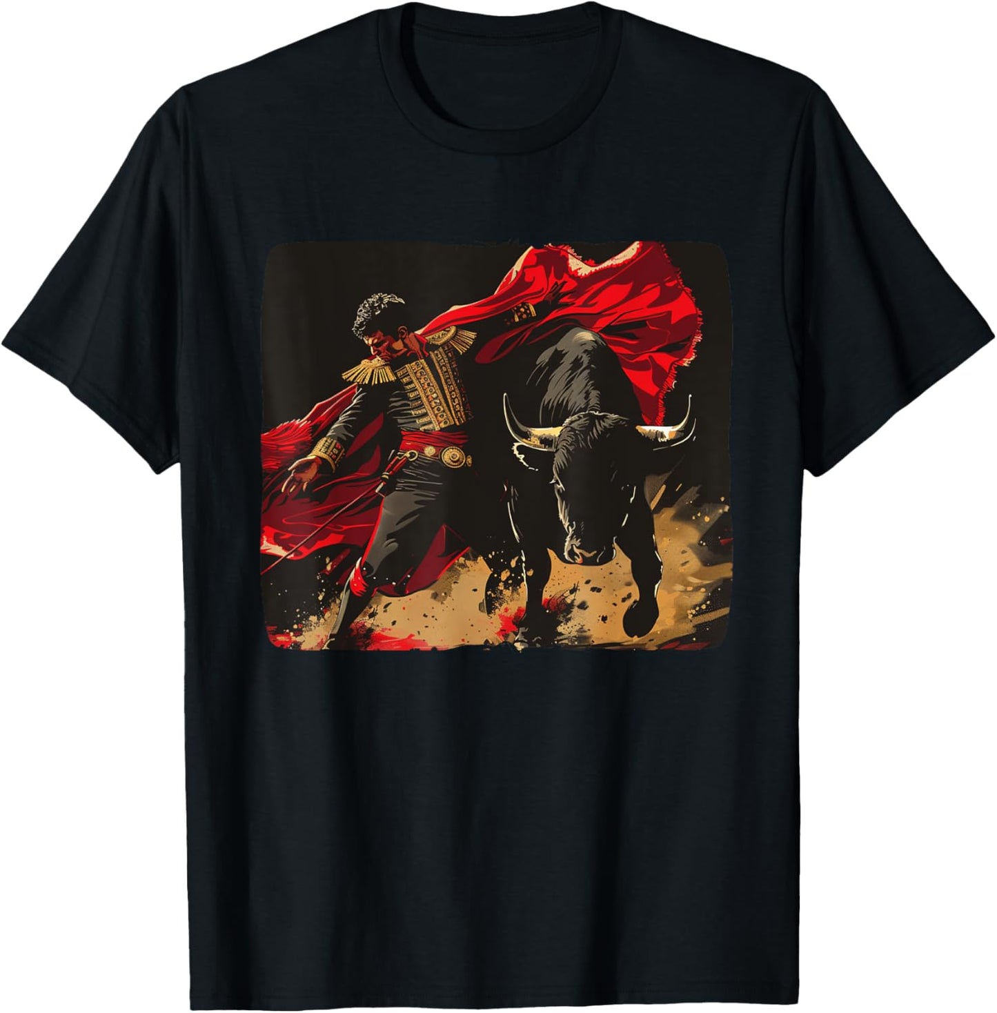 Funny Bull Fights with Matador Costume T-Shirt