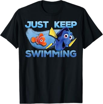 Disney Pixar Finding Dory Just Swimming With Nemo Logo T-Shirt