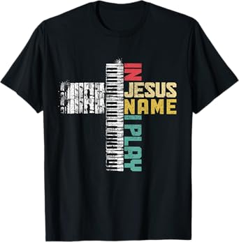 Piano Christian Faith Cross Classical Music Organ Pianist T-Shirt