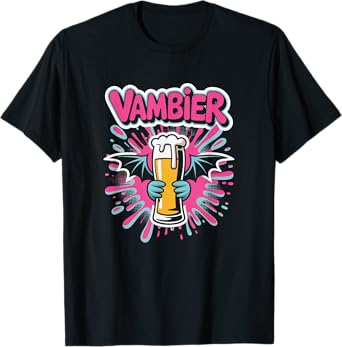 Halloween Vambier Outfit Beer Replacement Costume T-Shirt