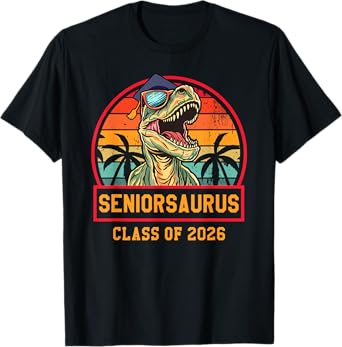 Retro Class of 2026 Senior Men Women Funny Seniors 2026 T-Shirt