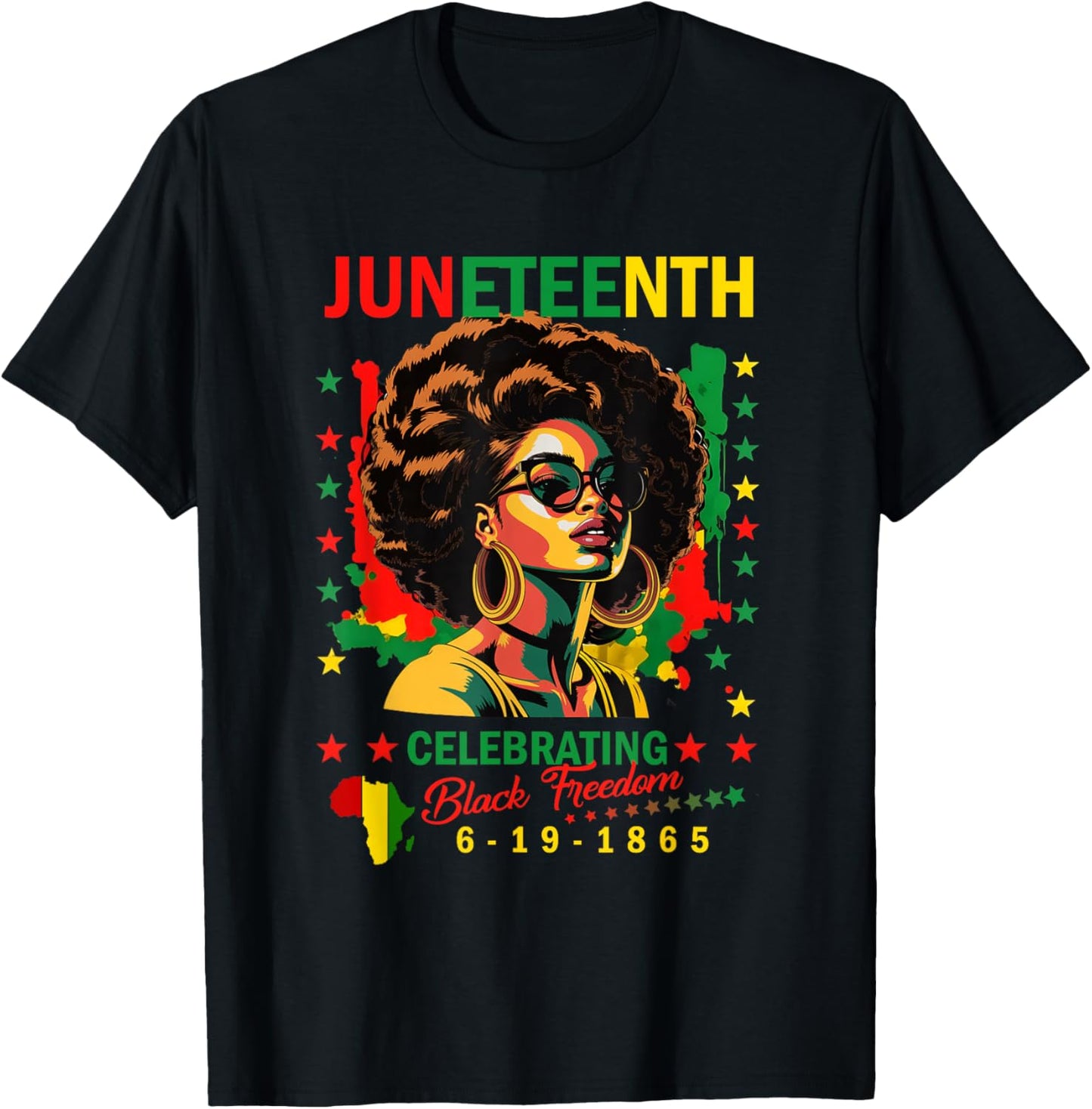 Juneteenth Celebrate Black Freedom Day Black Girl Women T-shirt