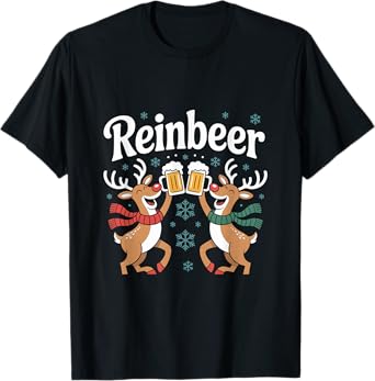Reinbeer Reindeer Holiday Festive Cheer T-Shirt