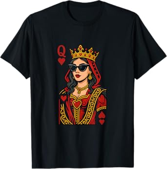 Queen of Hearts Girls Valentine's Day Mother's Day T-Shirt