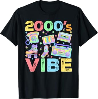 2000s Vibe 2000's Vintage Style 2000s Retro Party T-Shirt