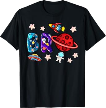 Brother Bro Astronaut Space Lover Birthday Matching Family T-Shirt