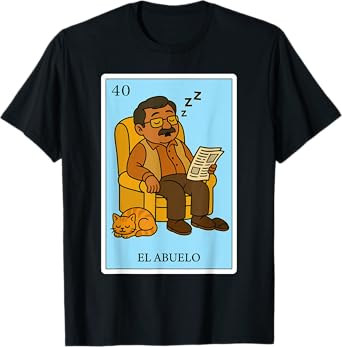 El Abuelo Dormilón | Spanish-Mexican Bingo Gifts for Abuela T-Shirt