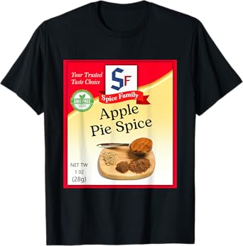 Apple Pie Spice Condiment Holiday Spice Group Costumes T-Shirt