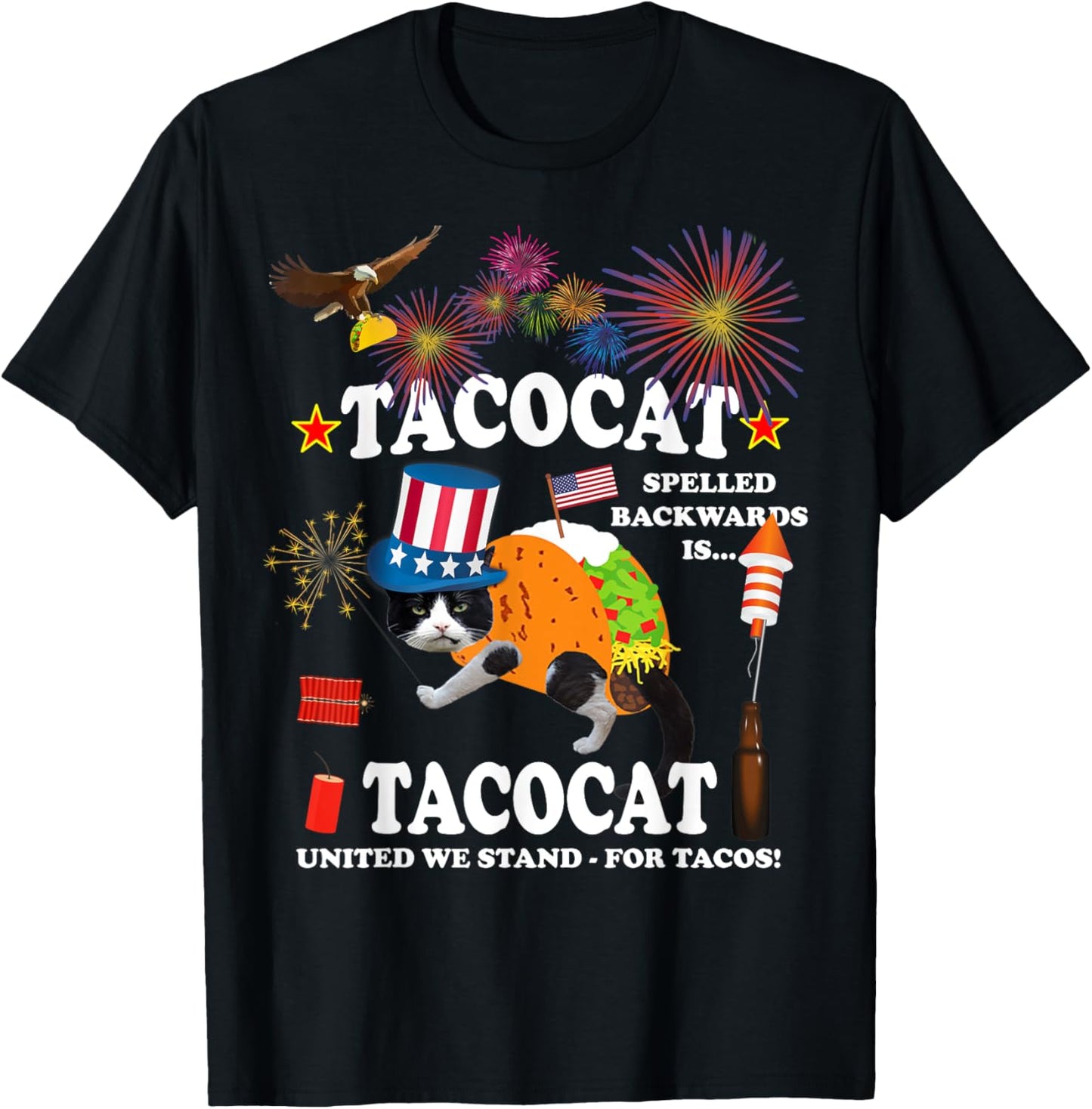 Patriotic Tacocat Shirt T-Shirt