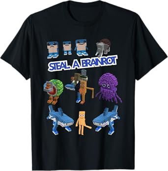 Steal a Brain Rot Fan Merch T-Shirt