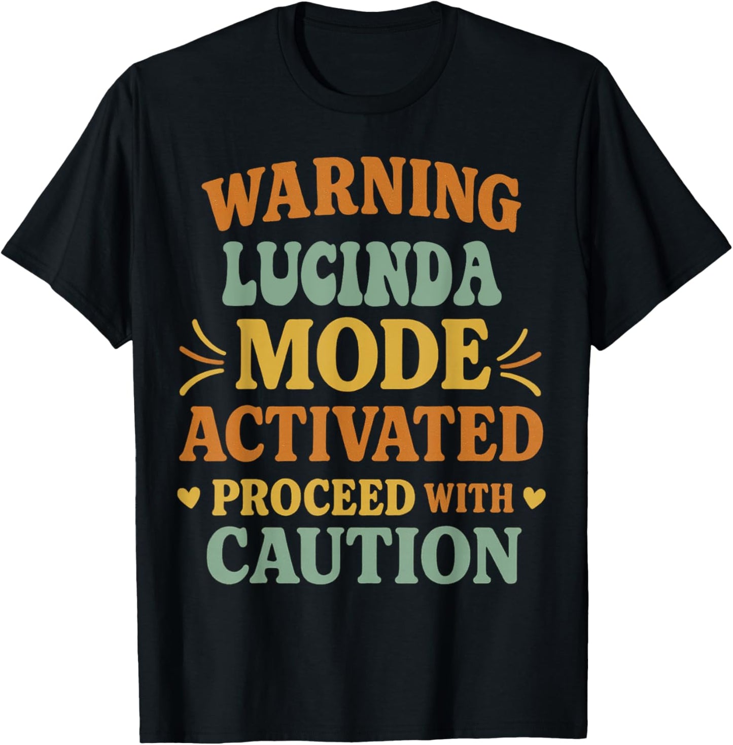 Personalized Lucinda Custom Women's Gift T-shirt by TeeBrew