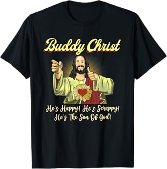 Buddy a Christ Christmas He Happy Scrappy The Son Of God T-Shirt